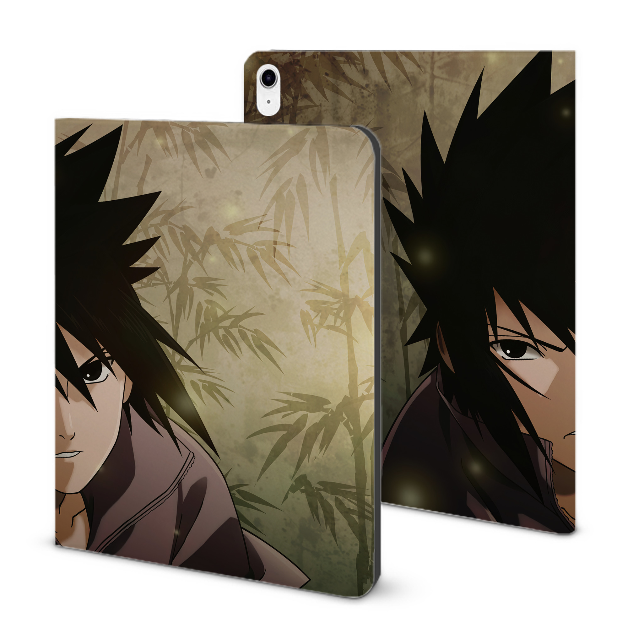 （画像用） NARUTO -ナルト- NARUTO -ナルト- 疾風伝 IPad ケース ブック型 PUレザー TPU 耐衝撃 軽量 薄型 ペン収納なし 全面保護 IPad 各モデル対応